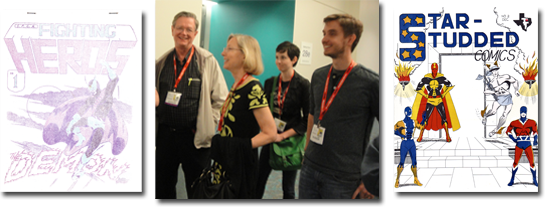 Buddy Saunders and family at 2011 Comic-Con Fandom Reunion